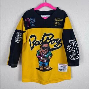 Bad Boy Records Biggie Smalls Classic Embroidered Youth Hockey Jersey size Small